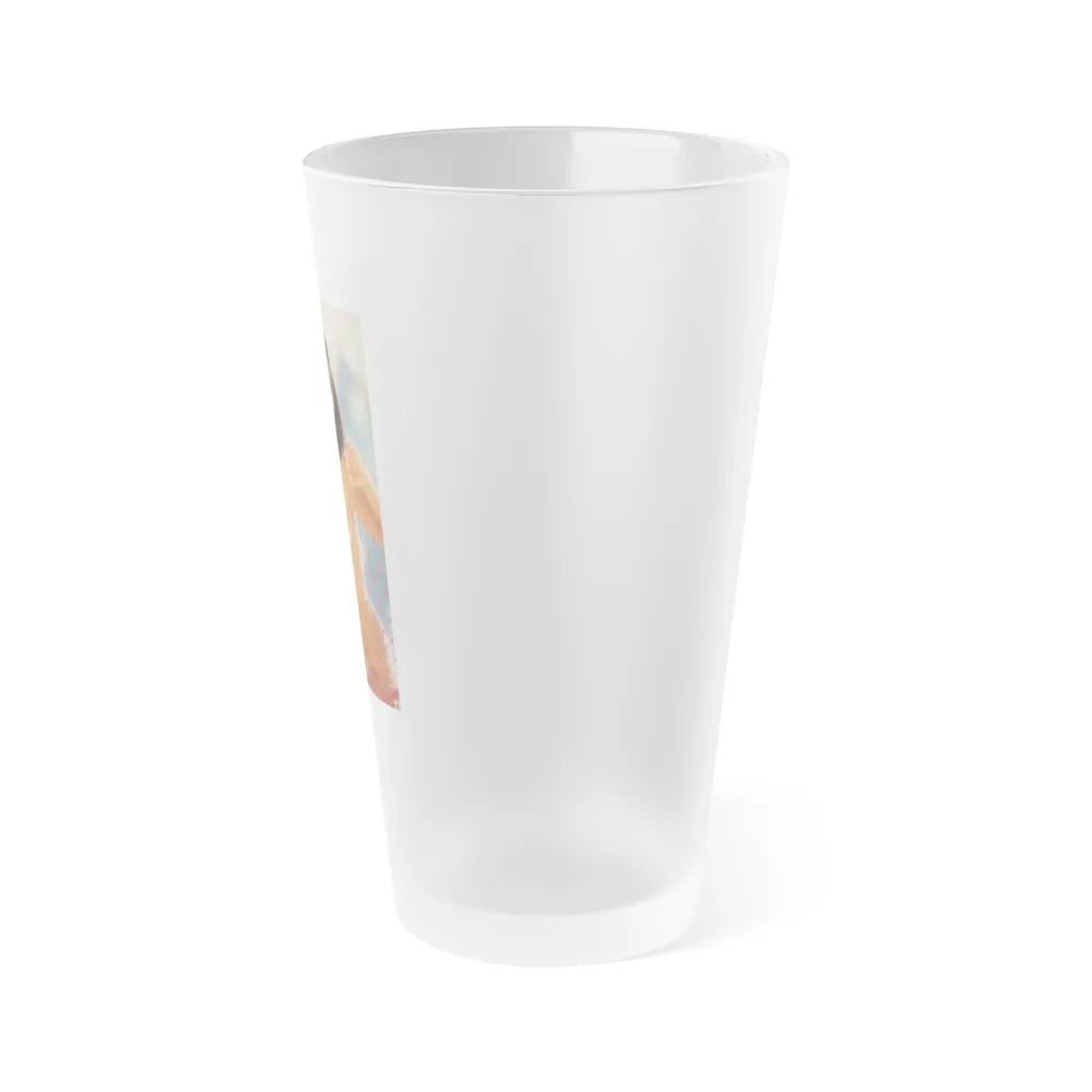 Victoria Vetri #143 (Vintage Female Icon) Frosted Pint Glass 16oz-Go Mug Yourself