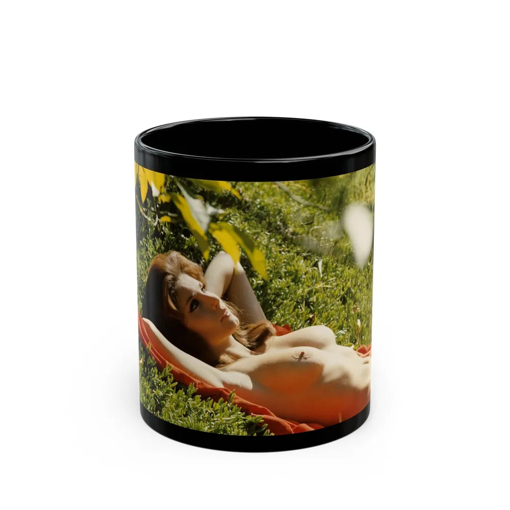 Victoria Vetri #144 (Vintage Female Icon) Black Coffee Mug-11oz-Go Mug Yourself