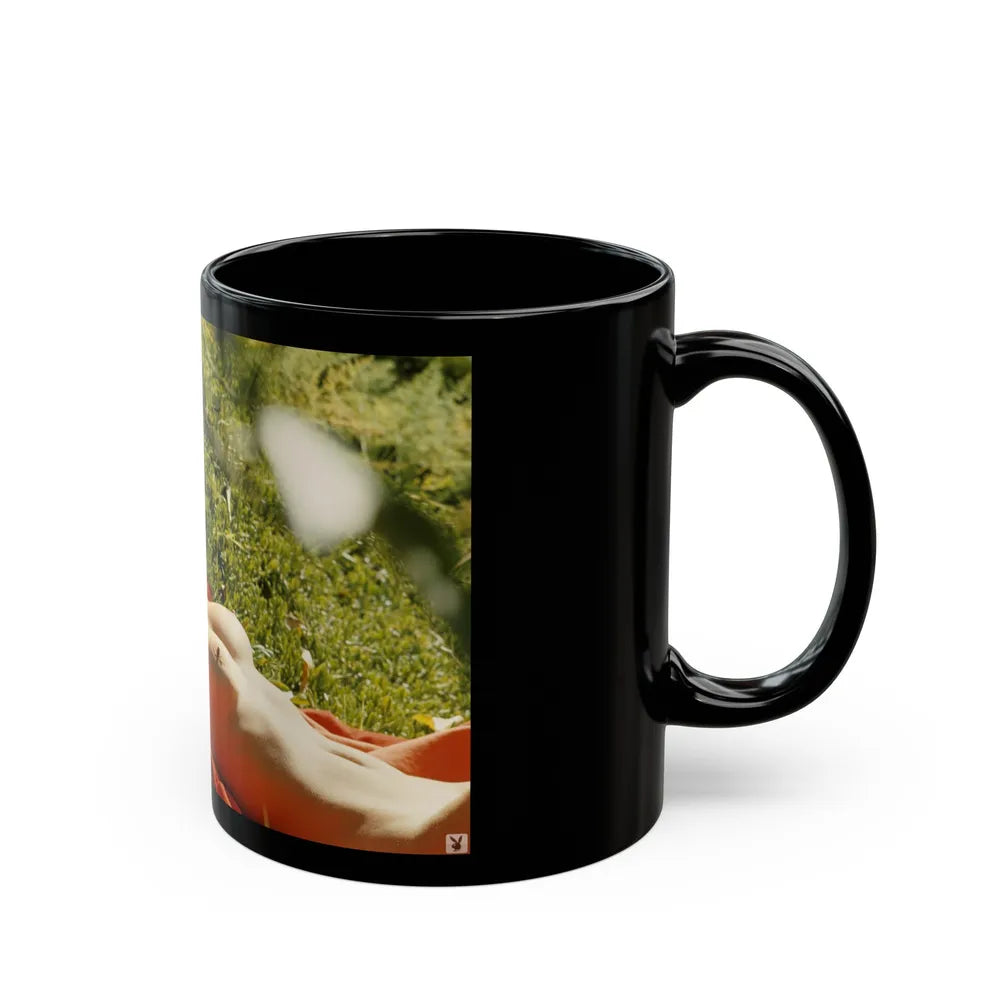 Victoria Vetri #144 (Vintage Female Icon) Black Coffee Mug-Go Mug Yourself