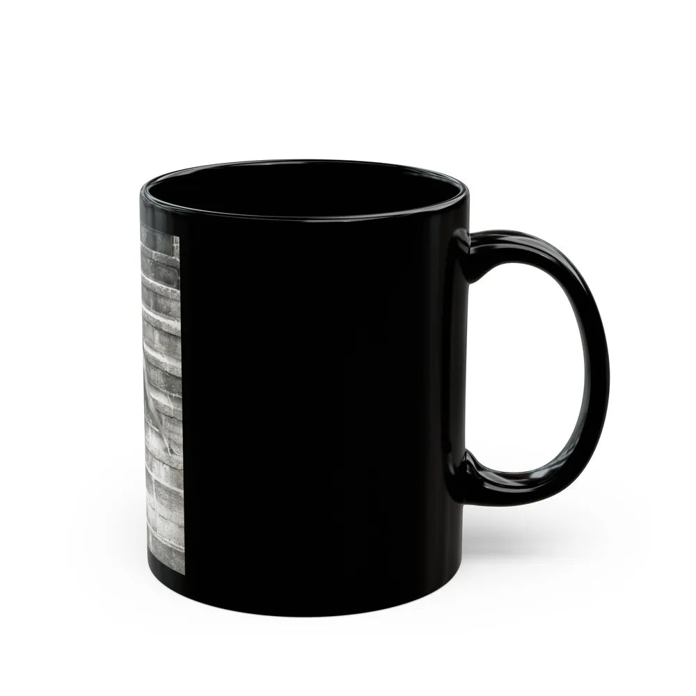 Victoria Vetri #146 (Vintage Female Icon) Black Coffee Mug-Go Mug Yourself