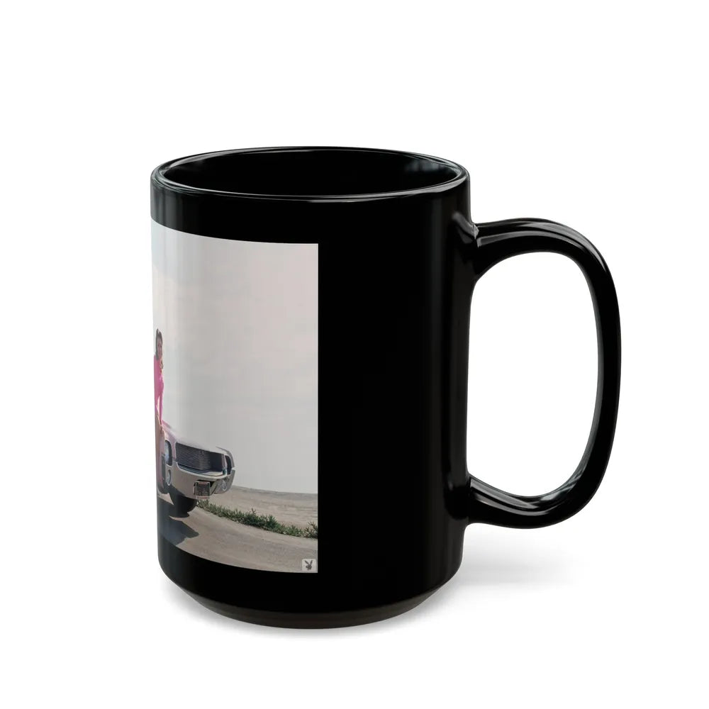 Victoria Vetri #148 (Vintage Female Icon) Black Coffee Mug-Go Mug Yourself