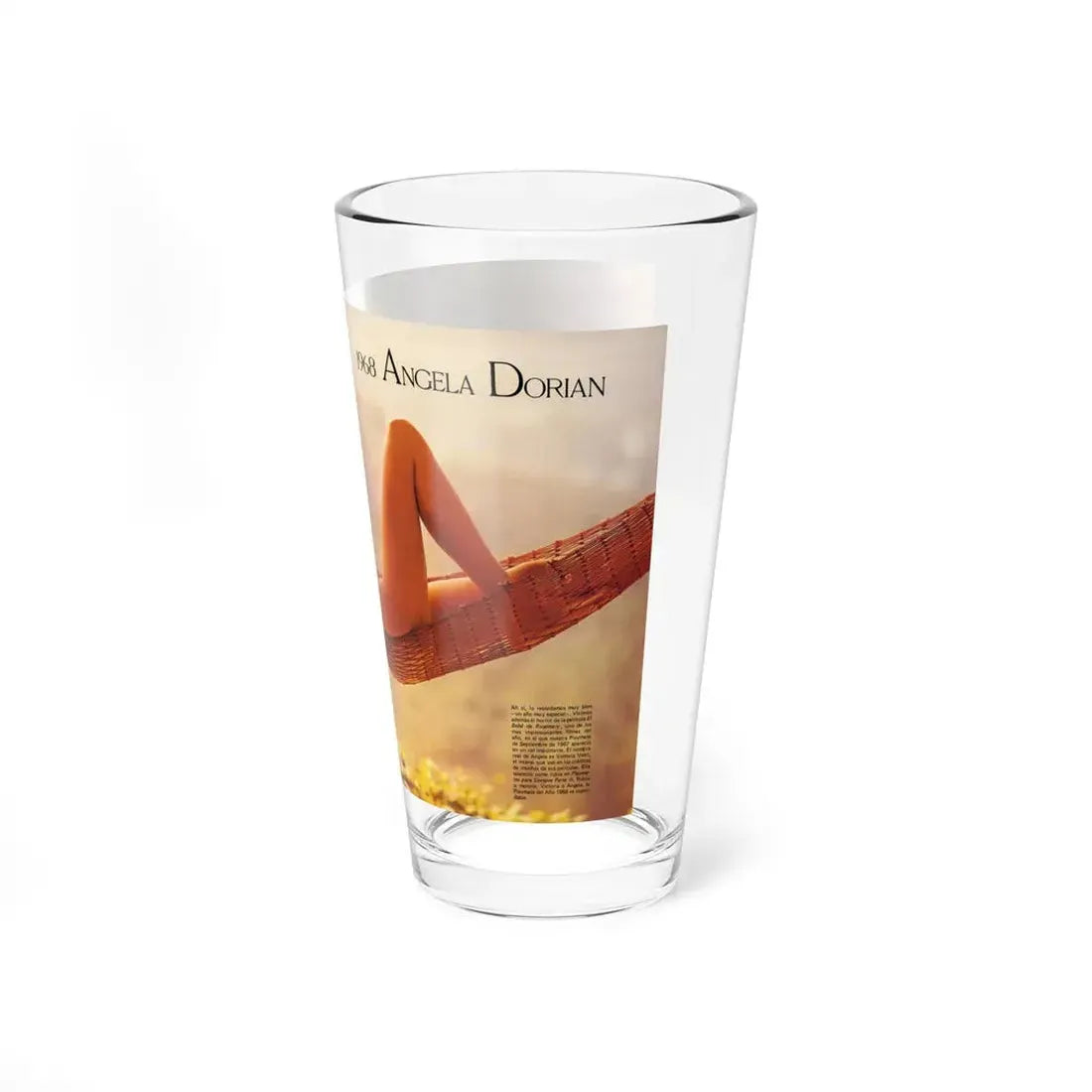 Victoria Vetri #153 (Vintage Female Icon) Pint Glass 16oz - Go Mug Yourself