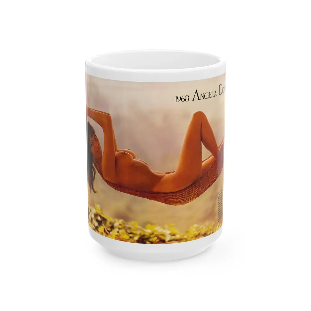 Victoria Vetri #153 (Vintage Female Icon) White Coffee Mug-15oz-Go Mug Yourself