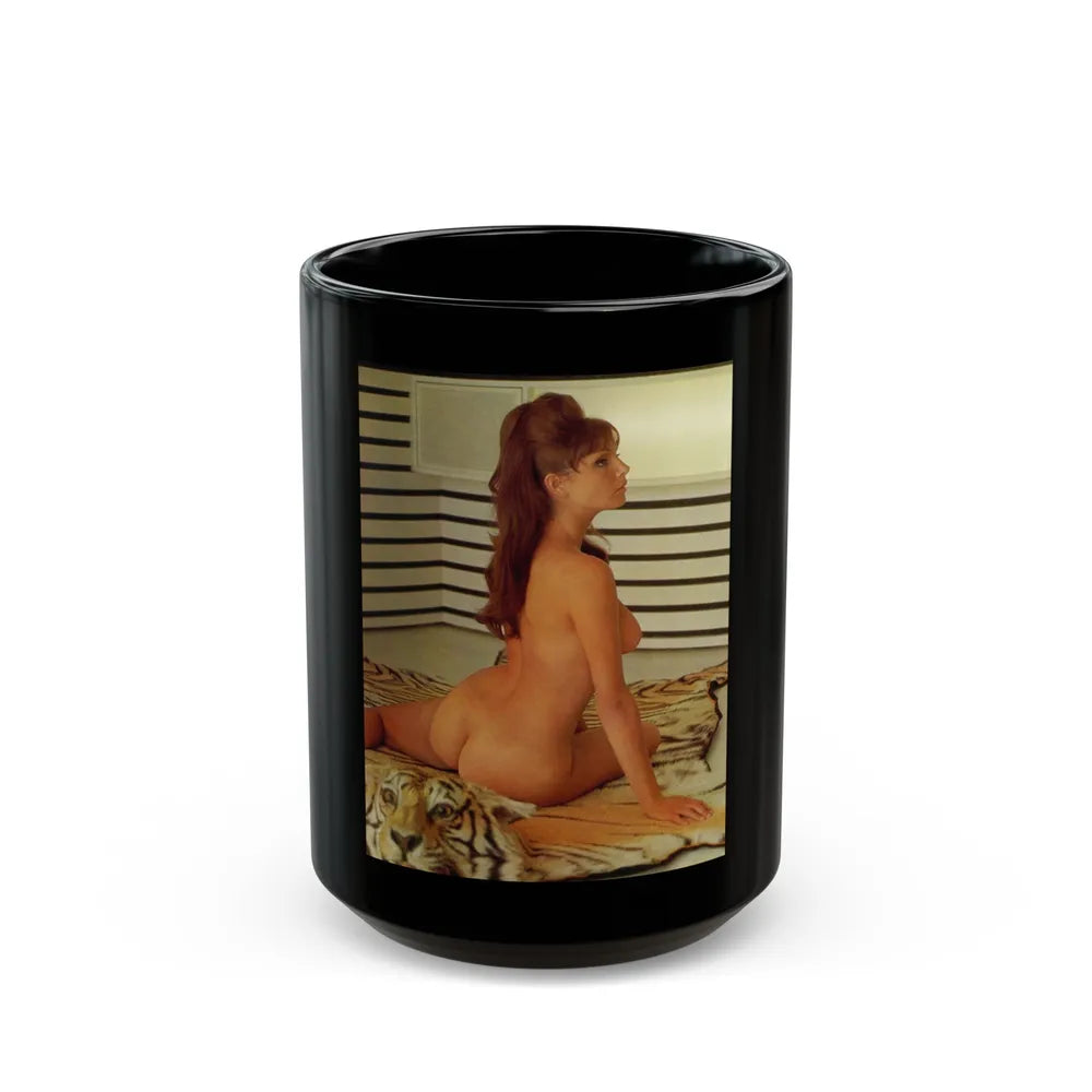 Victoria Vetri #154 (Vintage Female Icon) Black Coffee Mug-15oz-Go Mug Yourself