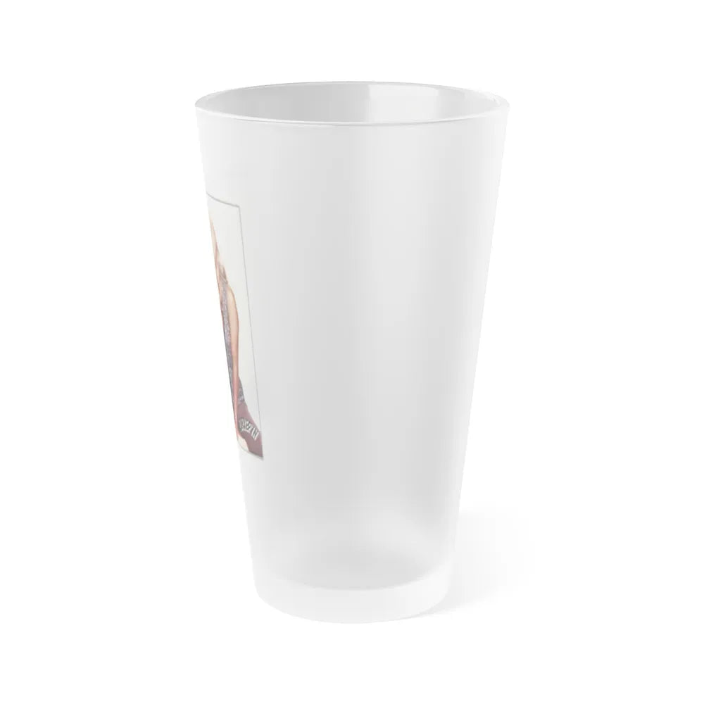 Victoria Vetri #29 (Vintage Female Icon) Frosted Pint Glass 16oz-Go Mug Yourself