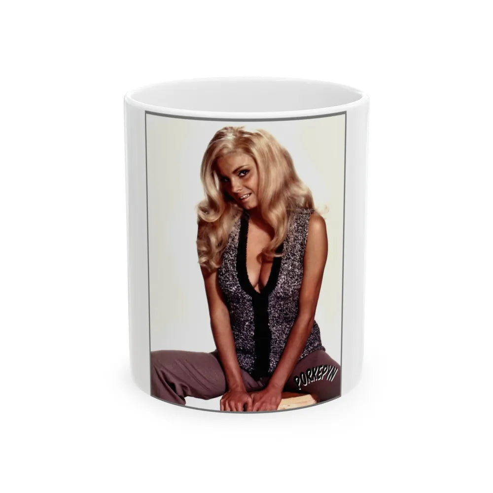 Victoria Vetri #29 (Vintage Female Icon) White Coffee Mug-11oz-Go Mug Yourself
