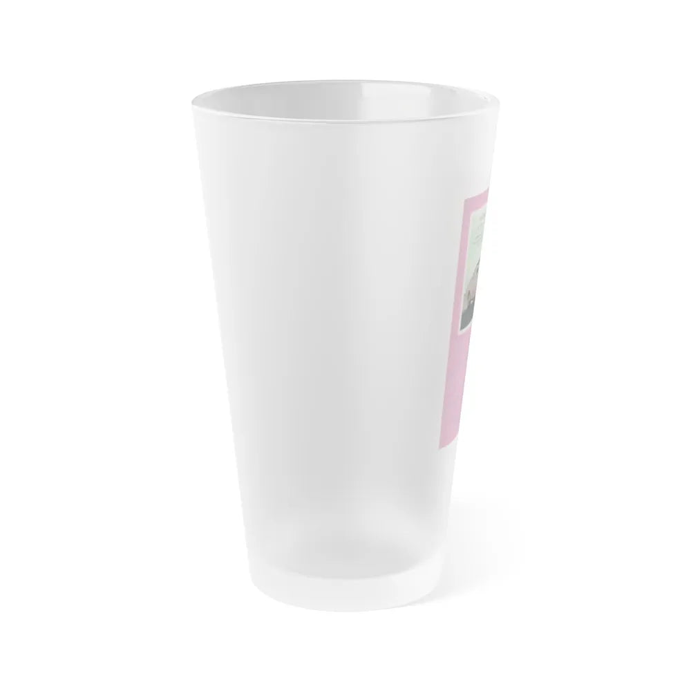 Victoria Vetri #47 - Playboy Mag. May '68 - 1 Photo & Article (Vintage Female Icon) Frosted Pint Glass 16oz-Go Mug Yourself