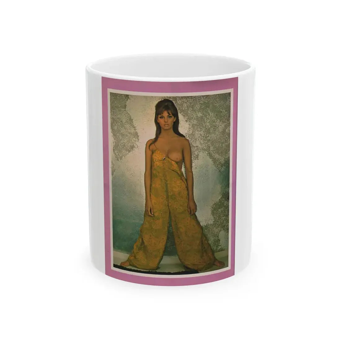 Victoria Vetri #49 - Playboy Mag. May '68 - 1 Photo (Vintage Female Icon) White Coffee Mug 11oz - Go Mug Yourself