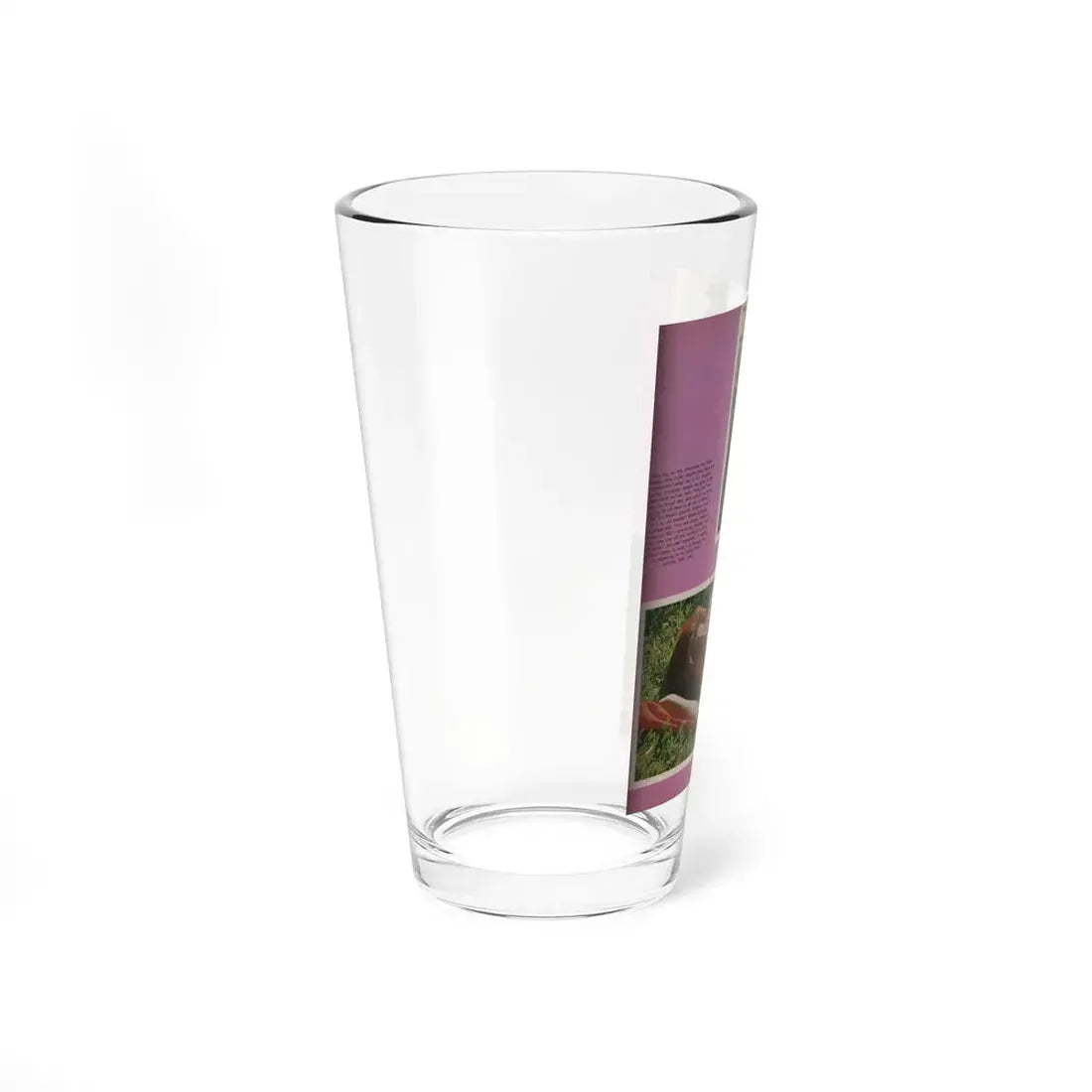 Victoria Vetri #50 - Playboy Mag. May '68 - 1 Photo & Caption (Vintage Female Icon) Pint Glass 16oz - Go Mug Yourself