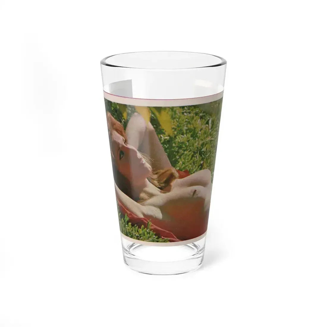 Victoria Vetri #52 - Playboy Mag. May '68 - 1 Topless Photo (Vintage Female Icon) Pint Glass 16oz 16oz - Go Mug Yourself