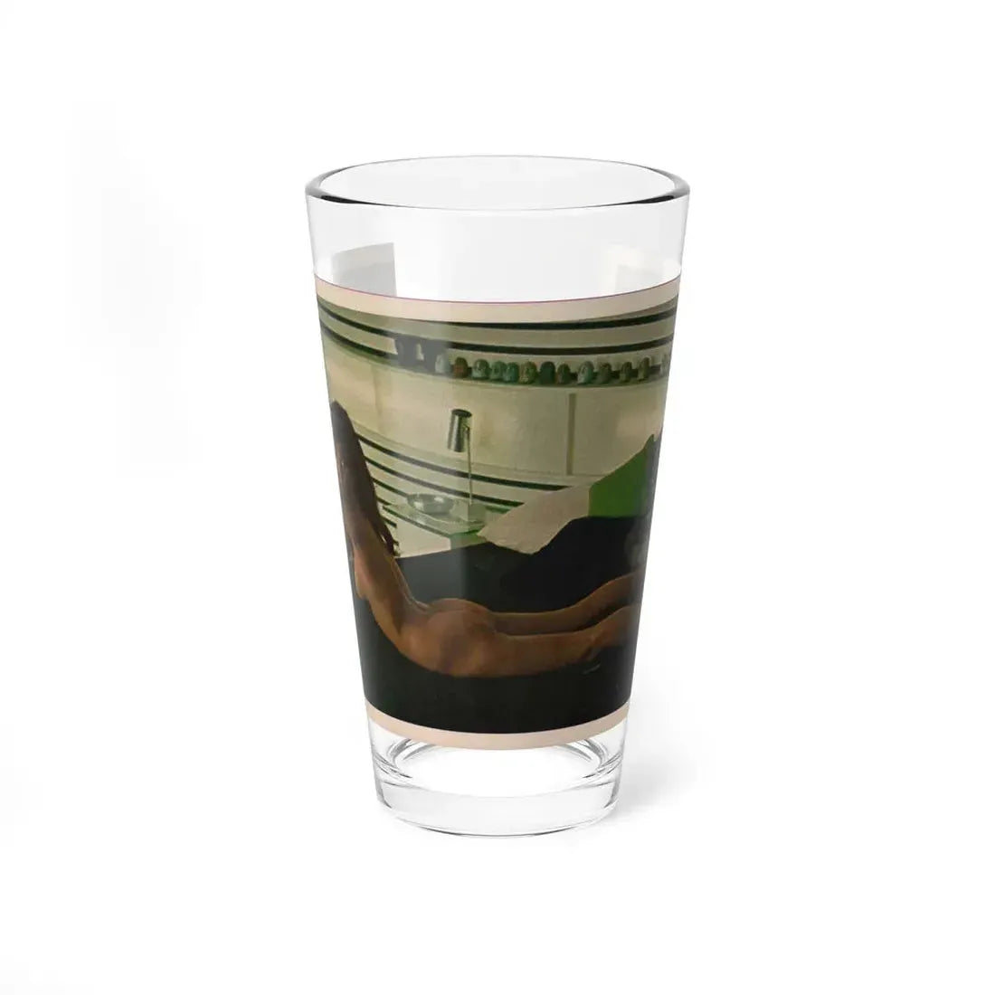 Victoria Vetri #55 - Playboy Mag. May '68 - 1 Topless Photo (Vintage Female Icon) Pint Glass 16oz 16oz - Go Mug Yourself