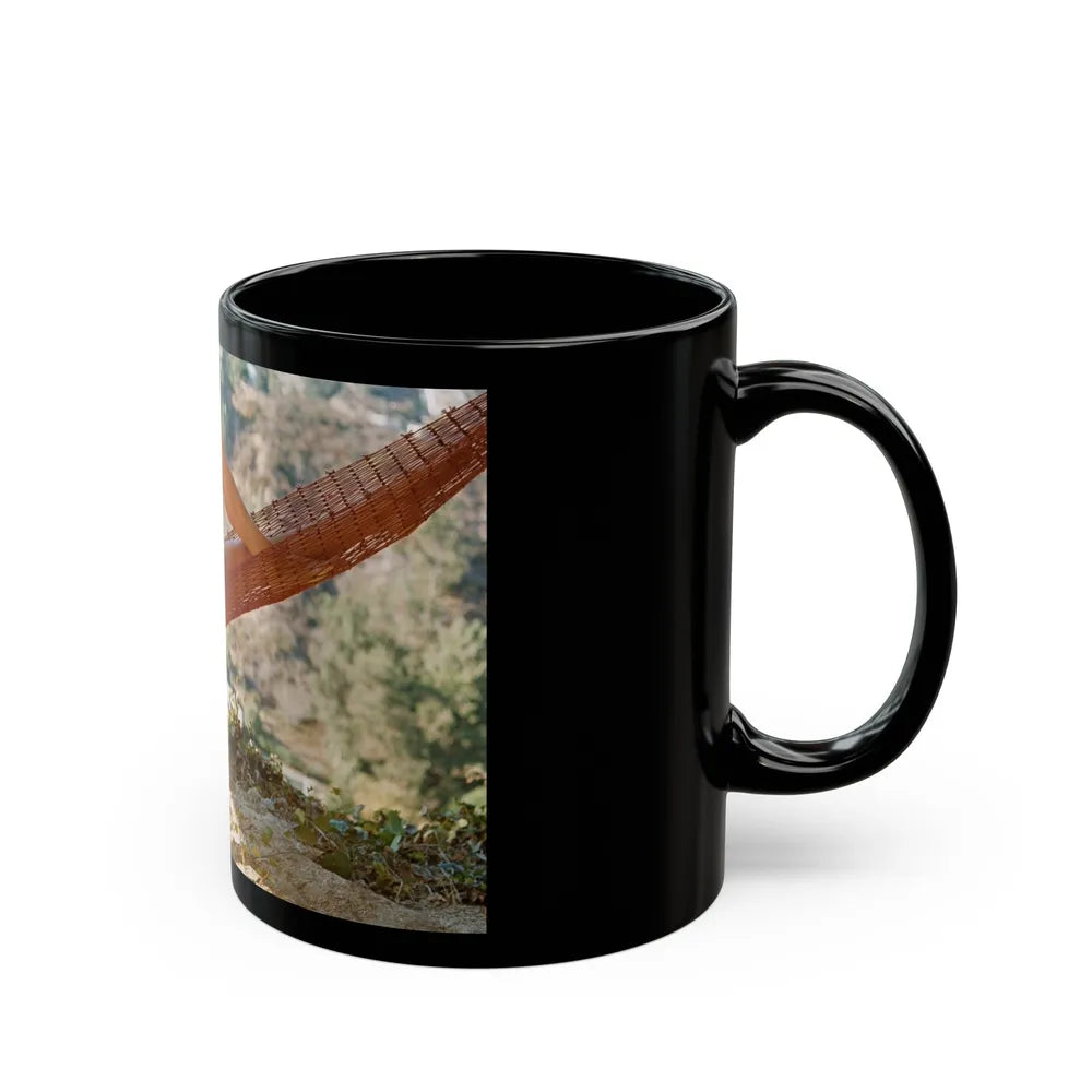 Victoria Vetri #68 (Vintage Female Icon) Black Coffee Mug-Go Mug Yourself