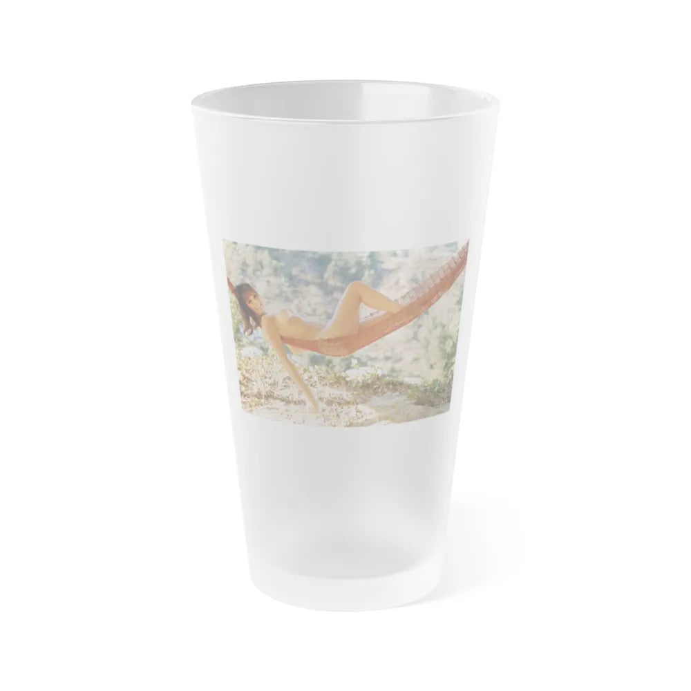Victoria Vetri #68 (Vintage Female Icon) Frosted Pint Glass 16oz-16oz-Frosted-Go Mug Yourself