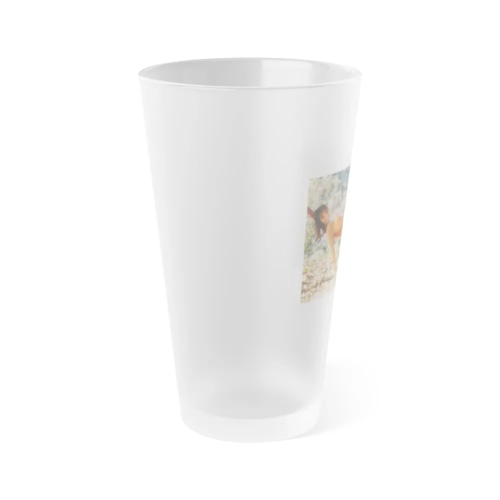 Victoria Vetri #68 (Vintage Female Icon) Frosted Pint Glass 16oz-Go Mug Yourself