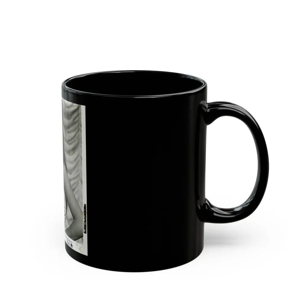 Victoria Vetri #71 (Vintage Female Icon) Black Coffee Mug-Go Mug Yourself