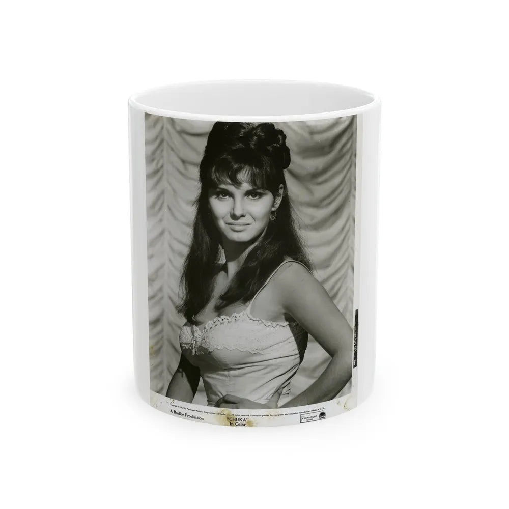 Victoria Vetri #71 (Vintage Female Icon) White Coffee Mug-11oz-Go Mug Yourself