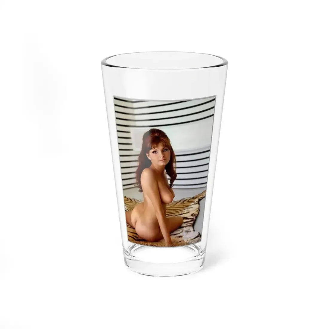 Victoria Vetri #76 - Nude (Vintage Female Icon) Pint Glass 16oz 16oz - Go Mug Yourself