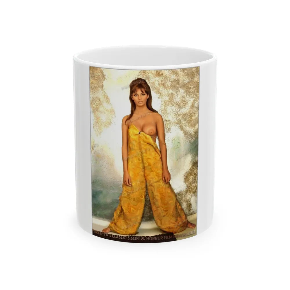 Victoria Vetri #77 (Vintage Female Icon) White Coffee Mug-11oz-Go Mug Yourself
