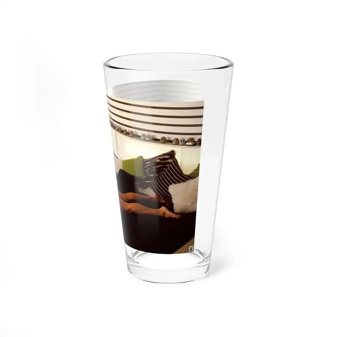 Victoria Vetri #97 - Nude (Vintage Female Icon) Pint Glass 16oz - Go Mug Yourself