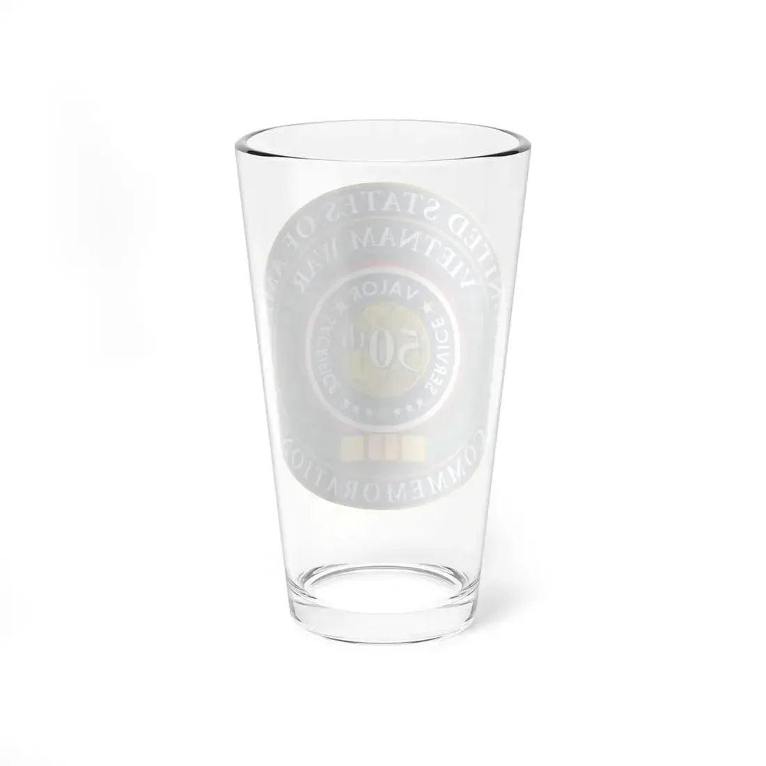 Vietnam War Commemoration 50th Anniversary - Pint Glass 16oz - Go Mug Yourself