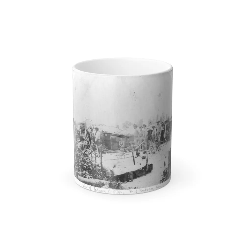 View of Indiana Artillery, Port Hudson, La (U.S. Civil War) Color Changing Coffee Mug 11oz-11oz-Go Mug Yourself
