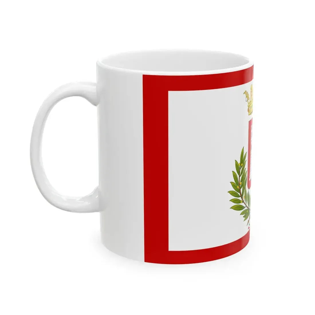 Vigevano-Bandiera (Italy) White Coffee Mug - Go Mug Yourself