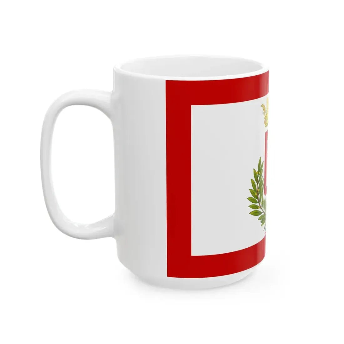 Vigevano-Bandiera (Italy) White Coffee Mug - Go Mug Yourself