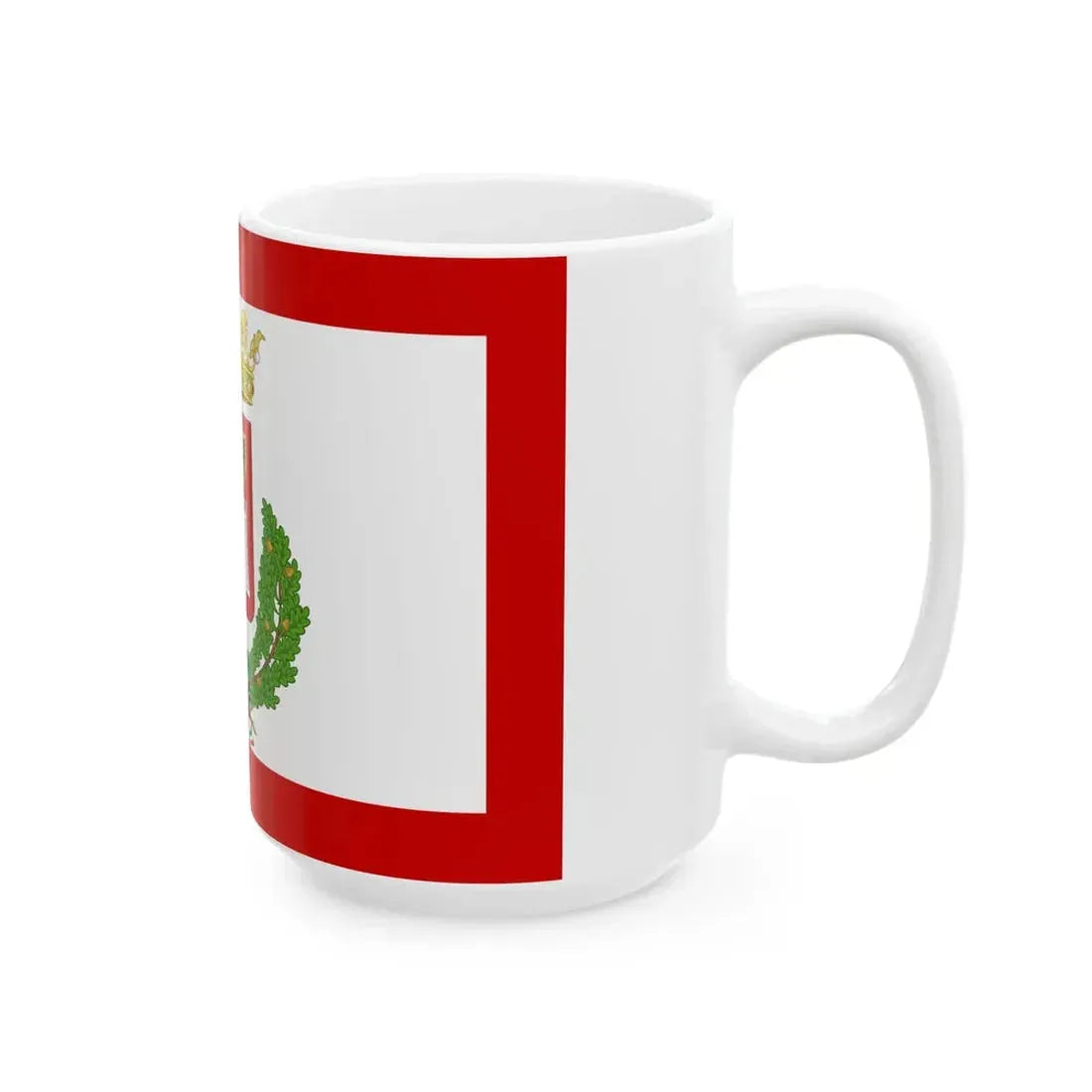 Vigevano-Bandiera (Italy) White Coffee Mug - Go Mug Yourself