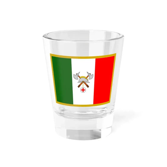 Viggiù-Bandiera (Italy) Shot Glass 1.5oz 1.5oz - Go Mug Yourself