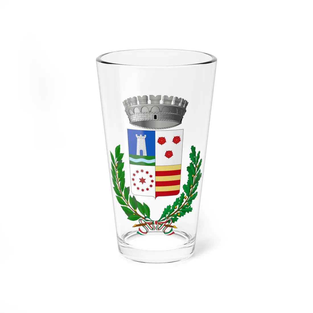 Vigodarzere-Stemma (Italy) (Coat of Arms) Pint Glass 16oz 16oz - Go Mug Yourself