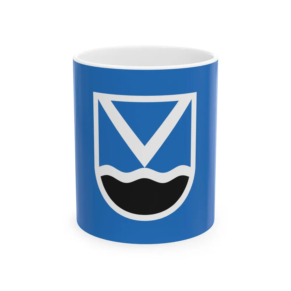 Viimsi valla lipp (Estonia) White Coffee Mug 11oz - Go Mug Yourself