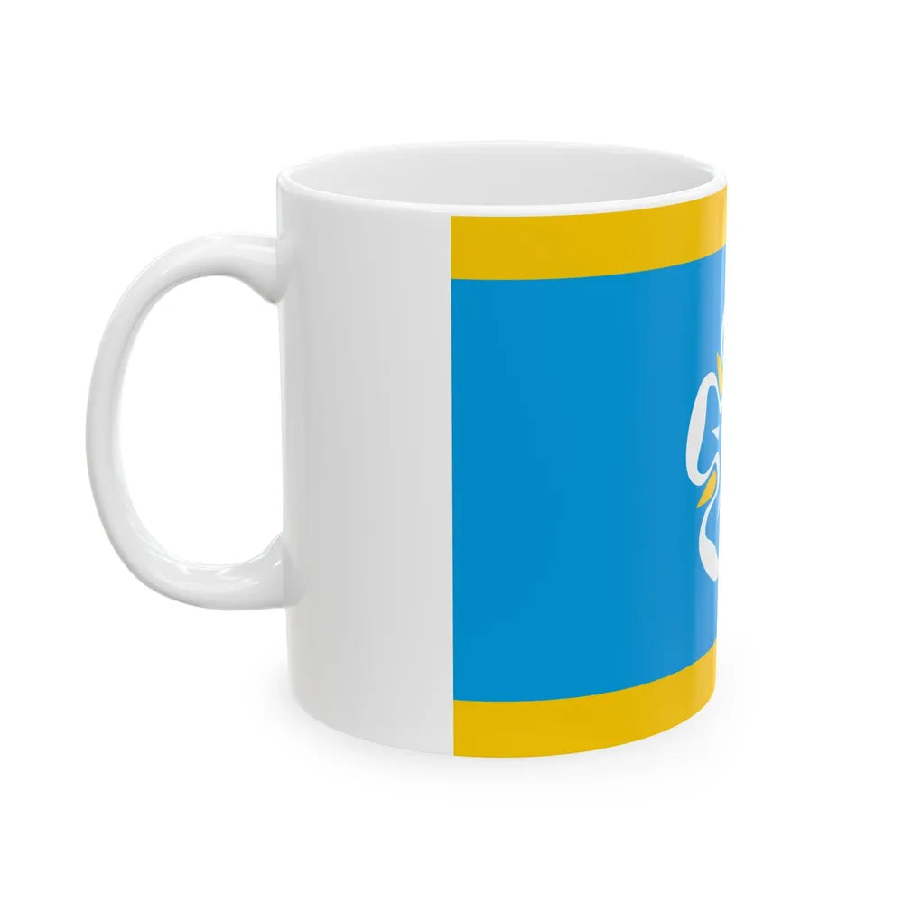 Viljandi valla lipp (Estonia) White Coffee Mug - Go Mug Yourself
