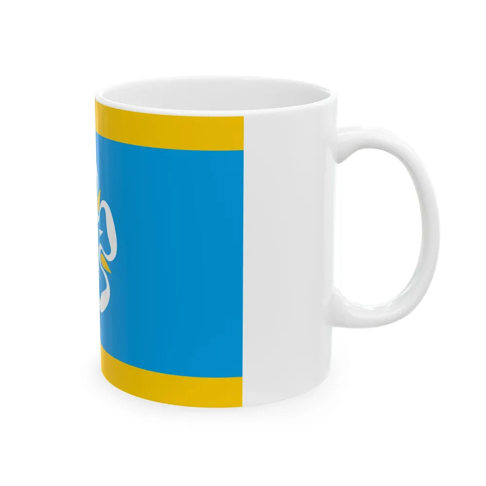 Viljandi valla lipp (Estonia) White Coffee Mug - Go Mug Yourself