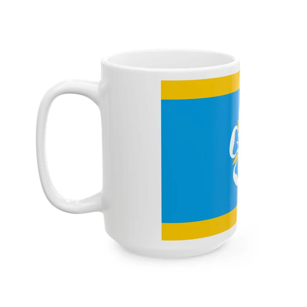 Viljandi valla lipp (Estonia) White Coffee Mug - Go Mug Yourself
