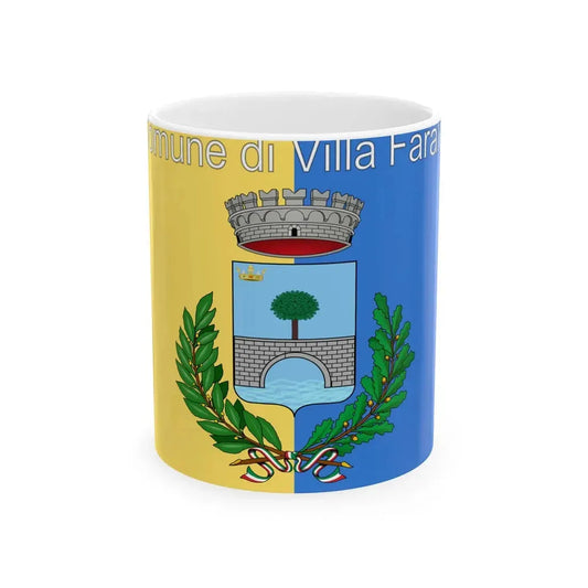 Villa Faraldi-Bandiera (Italy) White Coffee Mug 11oz - Go Mug Yourself
