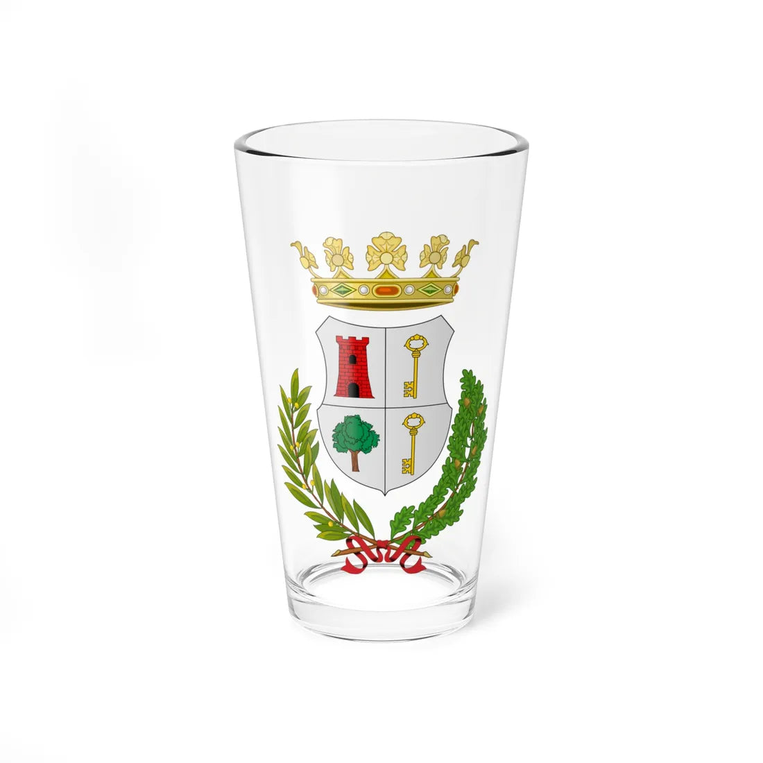 Villamagna-Stemma (Italy) (Coat of Arms) Pint Glass 16oz 16oz - Go Mug Yourself