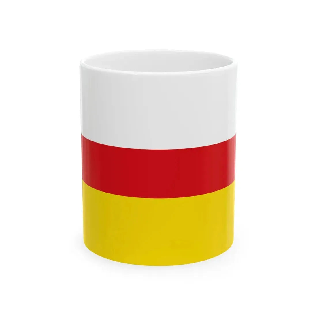 Villers-la-Ville vlag (Belgium) White Coffee Mug 11oz - Go Mug Yourself