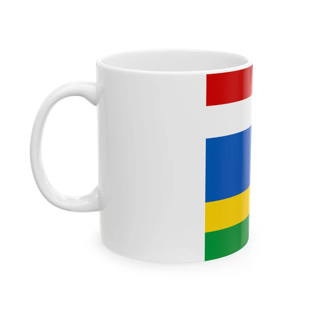 Vilshanka flag (Ukraine) White Coffee Mug - Go Mug Yourself