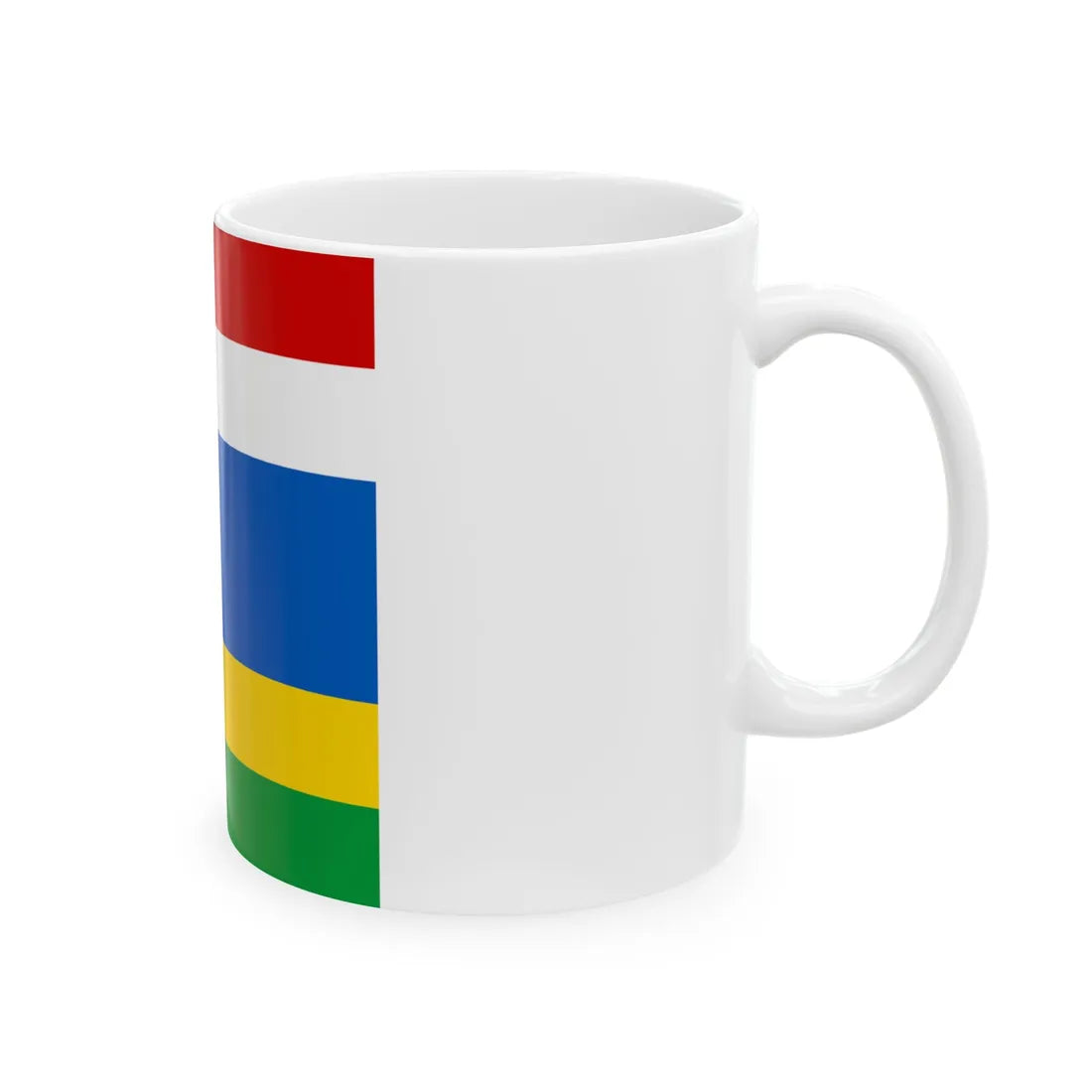 Vilshanka flag (Ukraine) White Coffee Mug - Go Mug Yourself