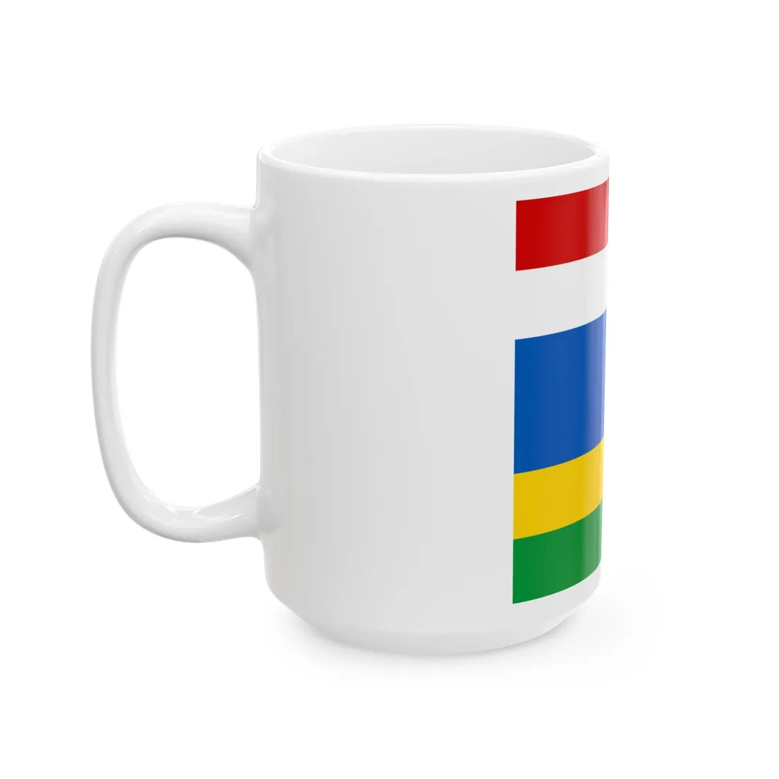 Vilshanka flag (Ukraine) White Coffee Mug - Go Mug Yourself