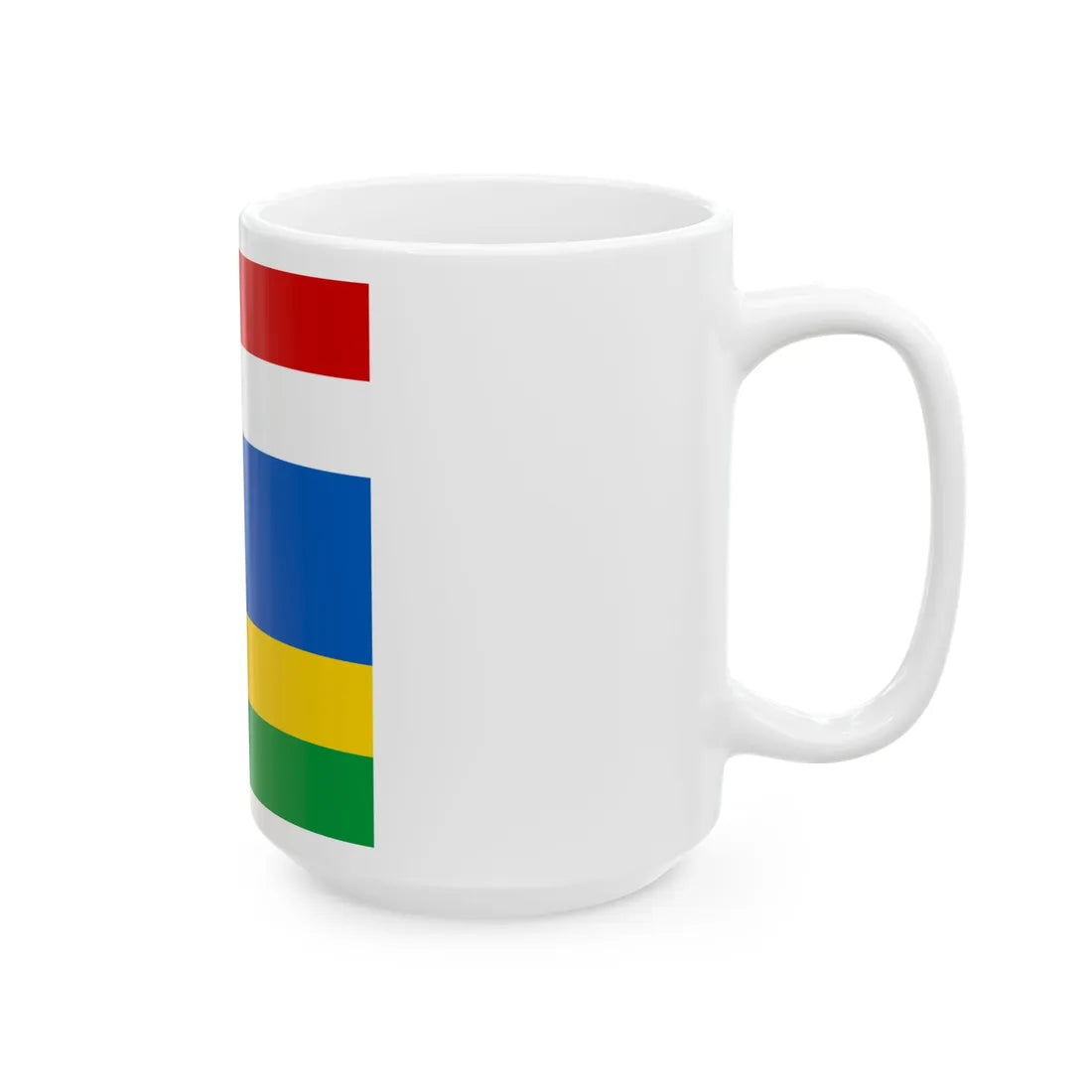 Vilshanka flag (Ukraine) White Coffee Mug - Go Mug Yourself