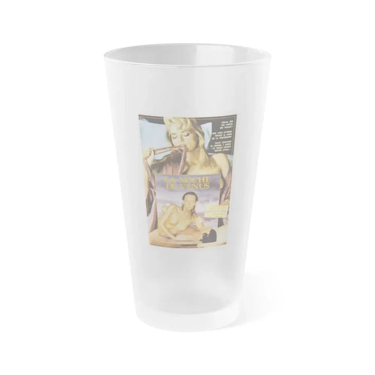 VIOLENCE AND FLESH 1981 Movie Poster - Frosted Pint Glass 16oz 16oz Frosted - Go Mug Yourself