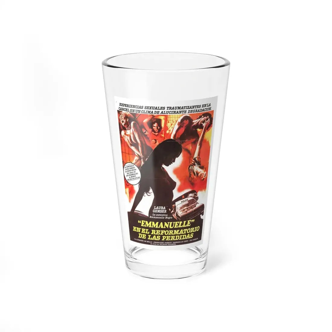 VIOLENCE IN A WOMEN'S PRISON (ITALIAN) 2 1982 Movie Poster - Pint Glass 16oz 16oz - Go Mug Yourself
