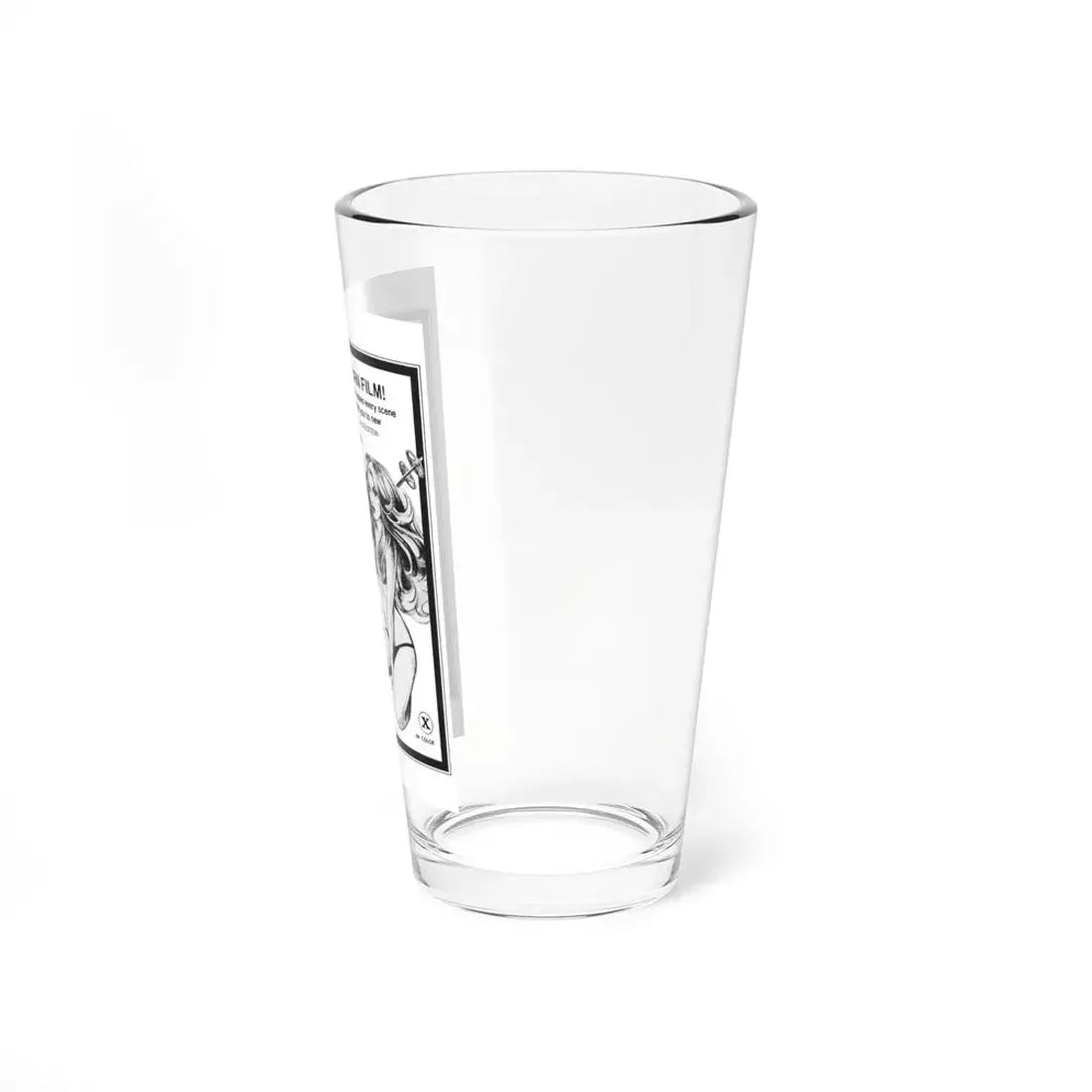 VIRGIN SNOW 1976 Movie Poster - Pint Glass 16oz - Go Mug Yourself