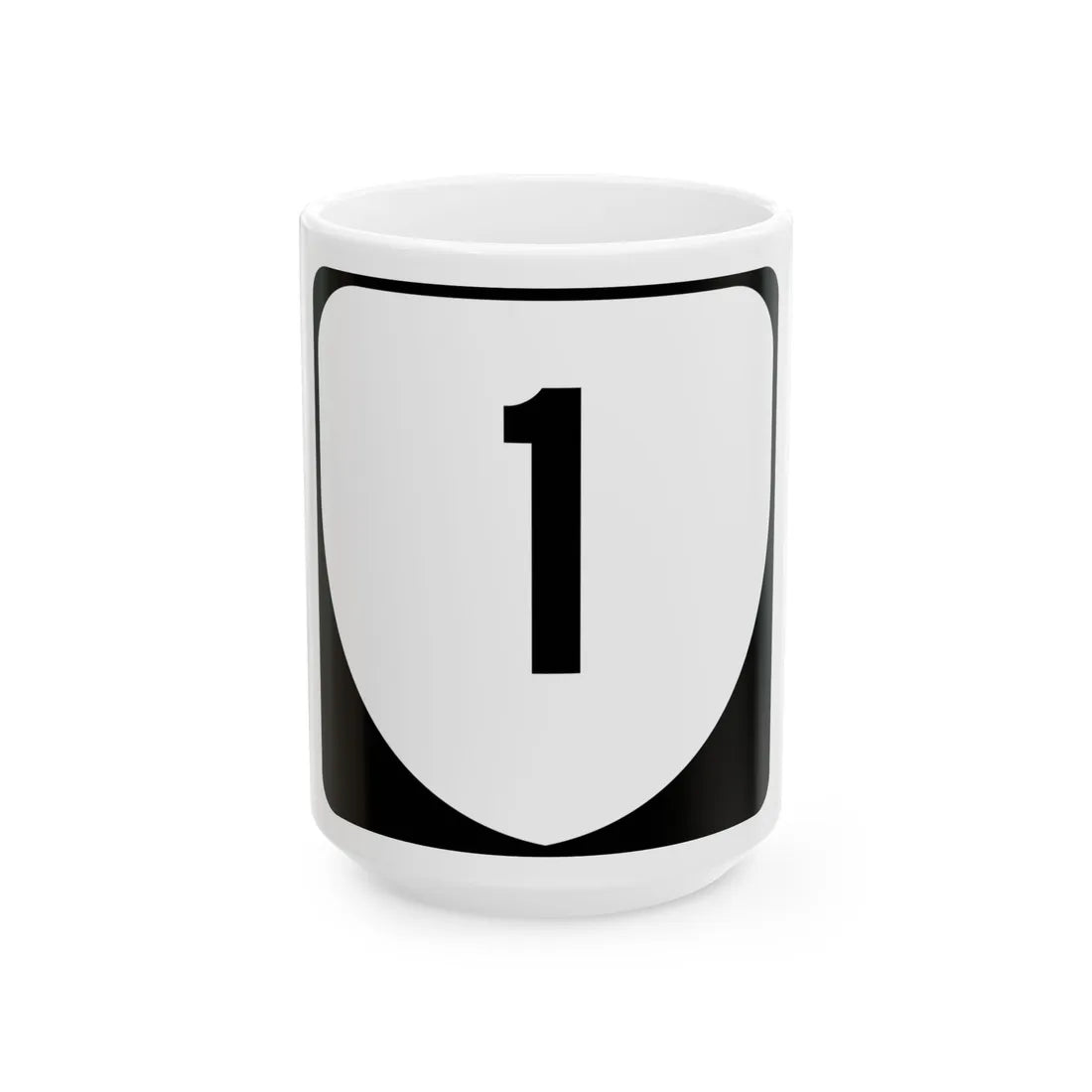 Virginia 1 (Virginia) (Road Sign) White Coffee Mug 15oz - Go Mug Yourself