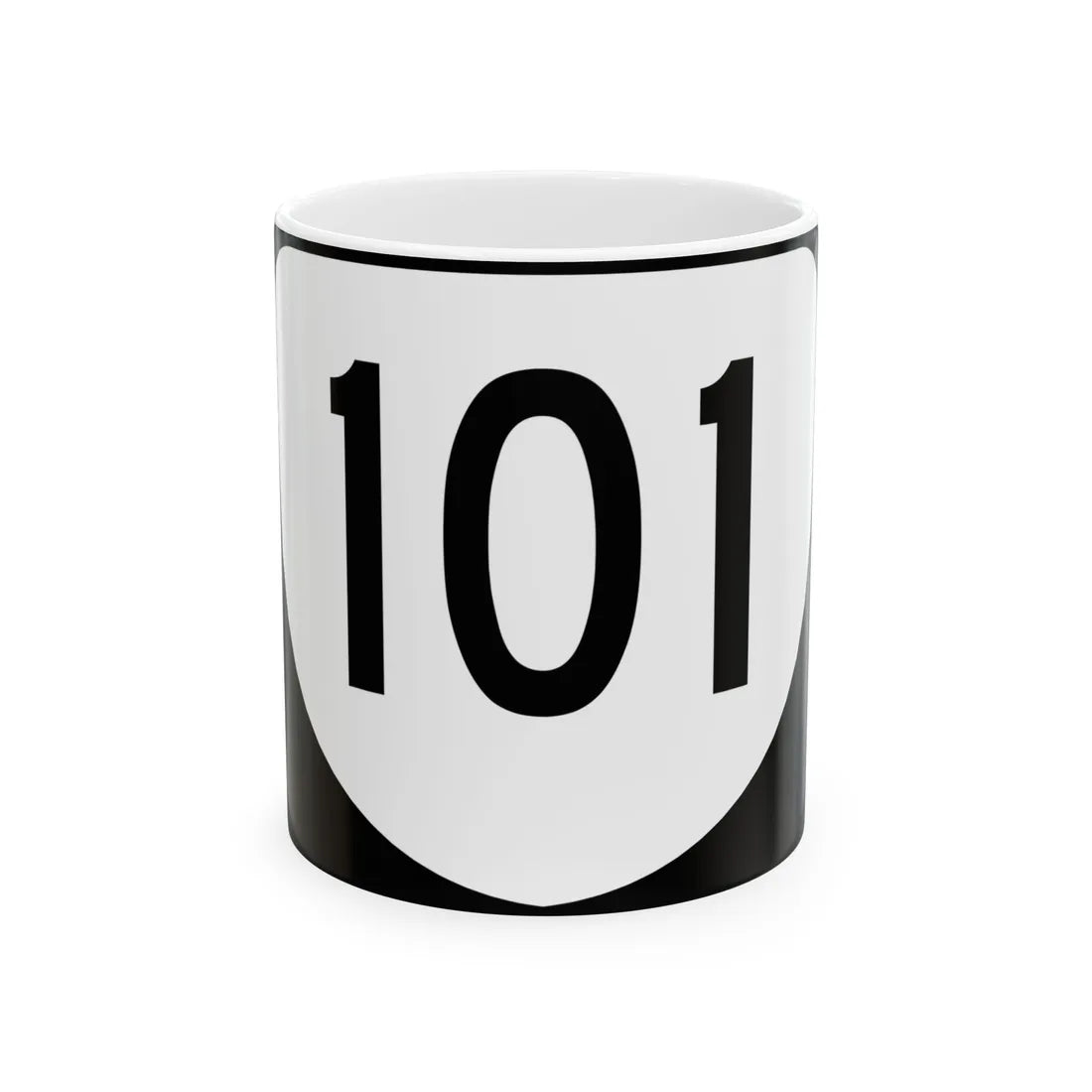 Virginia 101 (Virginia) (Road Sign) White Coffee Mug 11oz - Go Mug Yourself