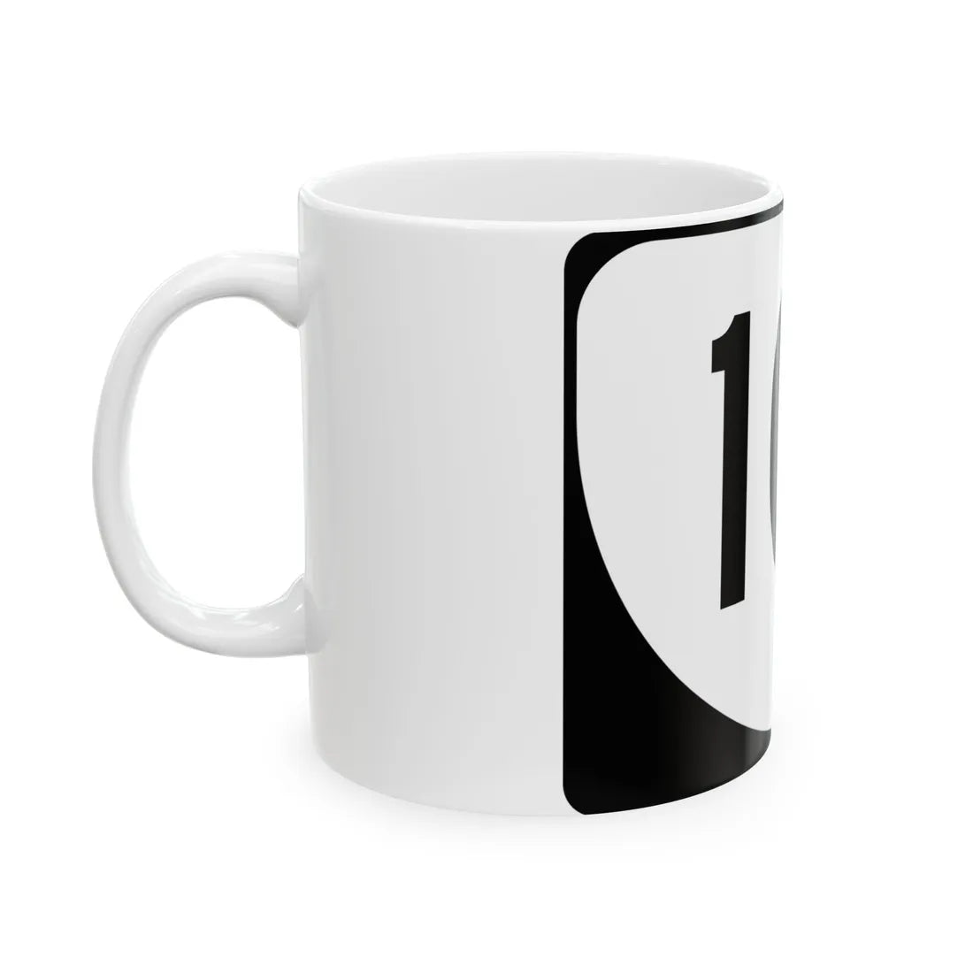 Virginia 101 (Virginia) (Road Sign) White Coffee Mug - Go Mug Yourself