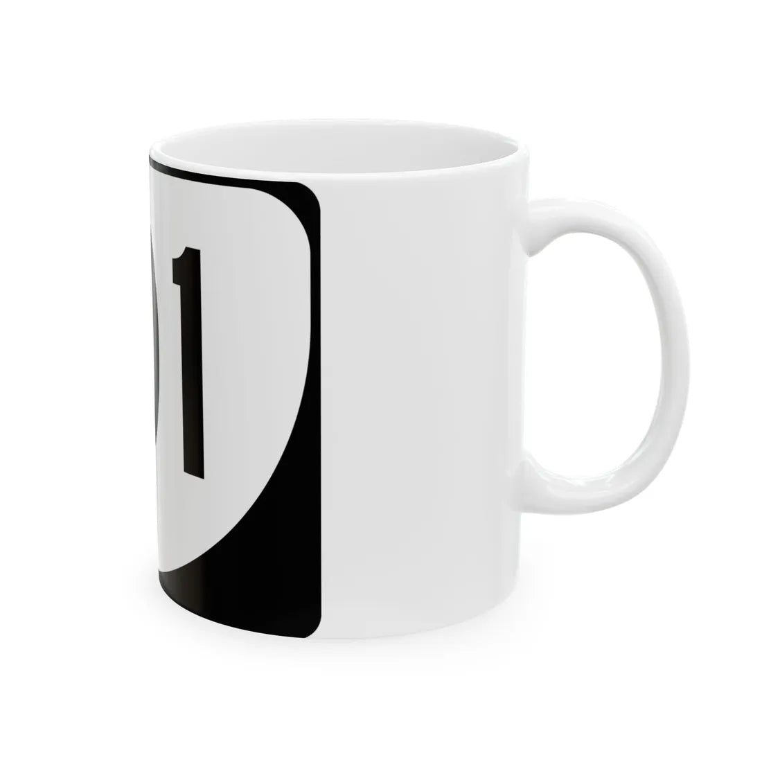 Virginia 101 (Virginia) (Road Sign) White Coffee Mug - Go Mug Yourself