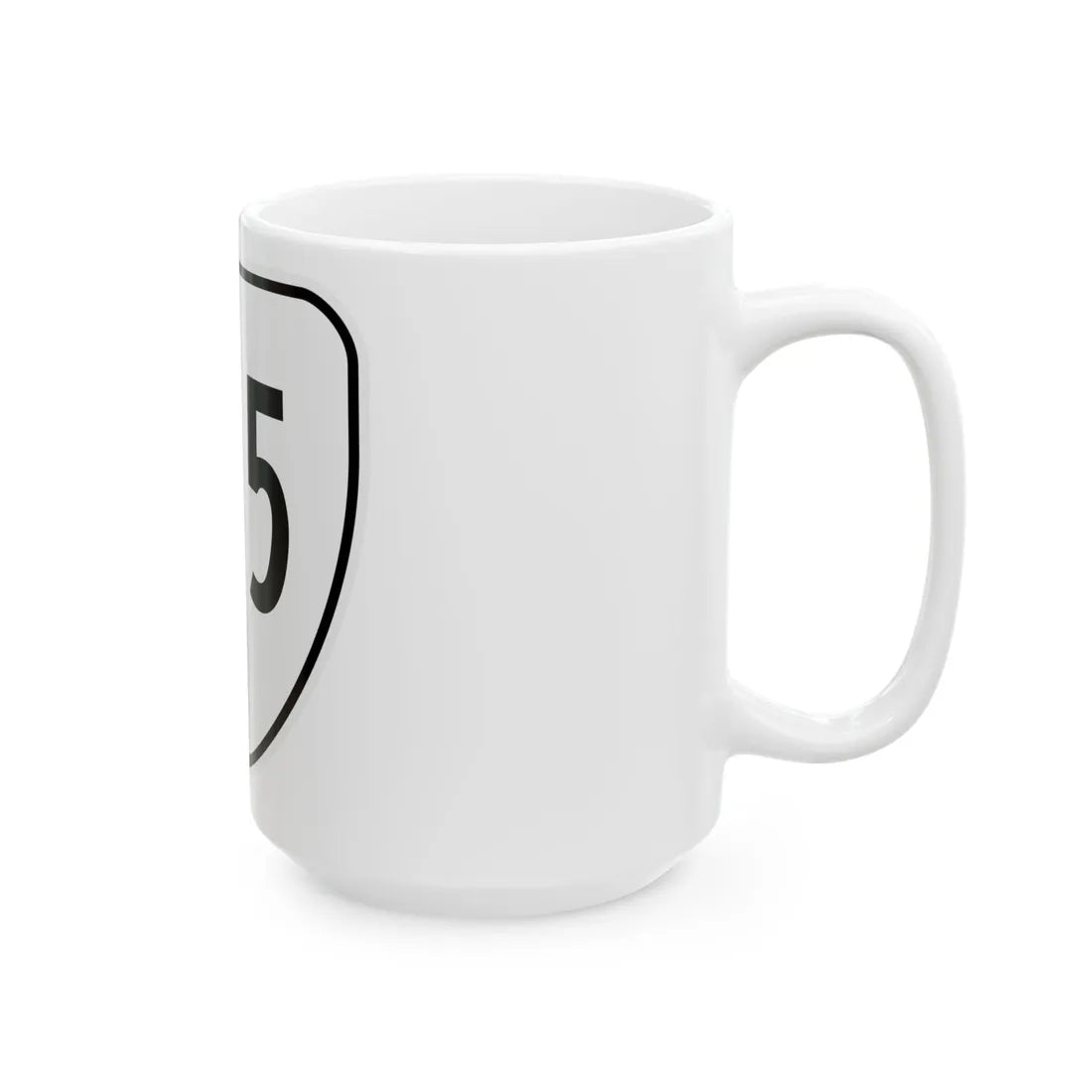 Virginia 105 1956 (Virginia) (Road Sign) White Coffee Mug - Go Mug Yourself