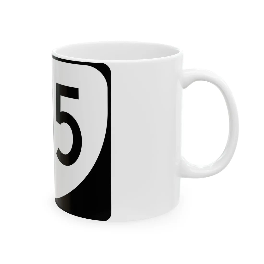 Virginia 105 (Virginia) (Road Sign) White Coffee Mug - Go Mug Yourself